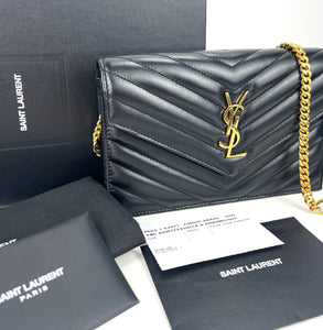 YSL Cassandre envelope chain bag