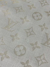 Load image into Gallery viewer, Louis Vuitton shine shawl white/gold