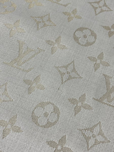 Louis Vuitton shine shawl white/gold