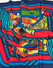 Load image into Gallery viewer, Hermes silk scarf scarf Quadrige 70X70cm