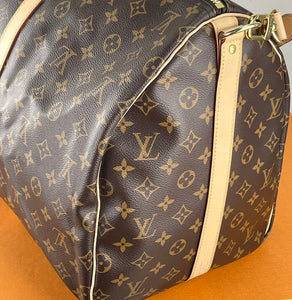 Louis Vuitton keepall bandouliere 55 in monogram