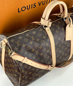 Louis Vuitton keepall bandouliere 55 in monogram
