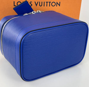 Louis Vuitton mini nice in epi blue leather