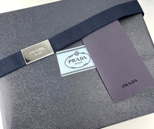 Prada saffiano embleme shoulder bag
