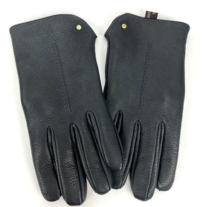 Mulberry black nappa leather gloves size M