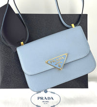 Load image into Gallery viewer, Prada saffiano embleme shoulder bag
