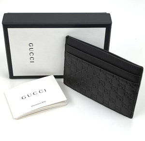 Gucci micro GG guccissima cardholder