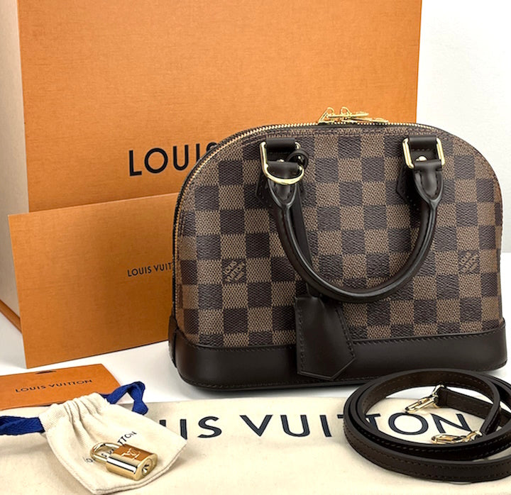 Louis Vuitton alma BB damier ebene – Lady Clara's Collection
