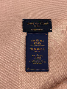 Louis Vuitton classic monogram shawl in kraft