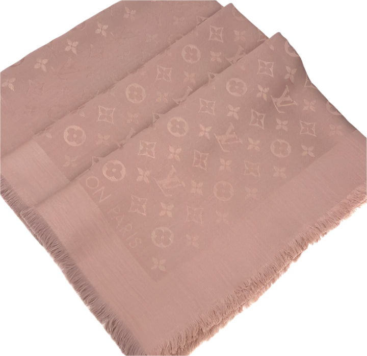 Louis Vuitton classic monogram shawl in kraft