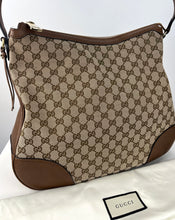 Load image into Gallery viewer, Gucci GG large bree  hobo bag