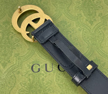 Load image into Gallery viewer, Gucci Double G belt beige ebony/black size 85