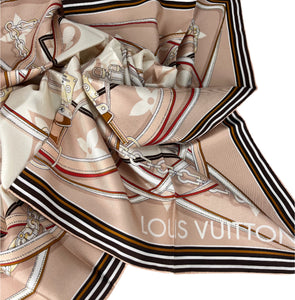 Louis Vuitton ultimate monogram silk square 90
