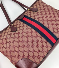 Load image into Gallery viewer, Gucci GG  Medium Ophidia web tote