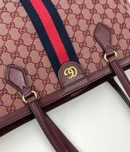 Load image into Gallery viewer, Gucci GG  Medium Ophidia web tote