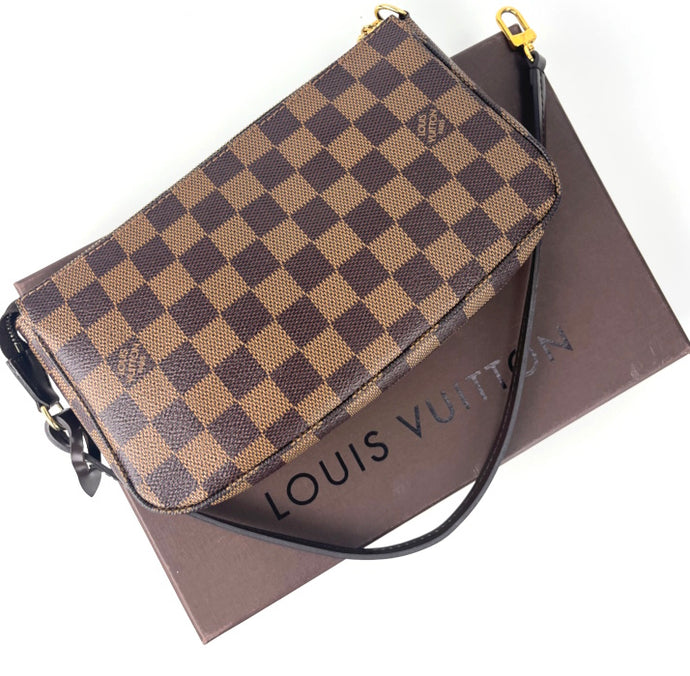 Louis Vuitton pochette accessories in damier ebene canvas
