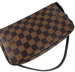 Louis Vuitton pochette accessories in damier ebene canvas