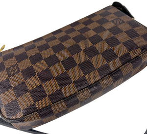 Louis Vuitton pochette accessories in damier ebene canvas