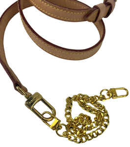 Louis Vuitton vachetta strap