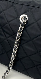 Prada quilted chain bowling bag