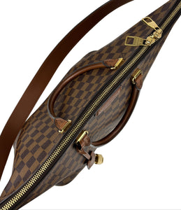 Louis Vuitton belmont tote in damier ebene