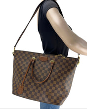 Load image into Gallery viewer, Louis Vuitton belmont tote in damier ebene