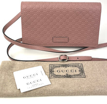 Load image into Gallery viewer, Gucci micro GG guccissima crossbody wallet