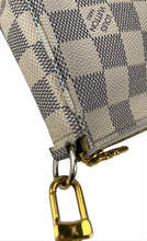 Load image into Gallery viewer, Louis Vuitton pochette accessories in damier azur canvas