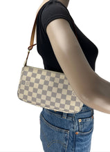 Load image into Gallery viewer, Louis Vuitton pochette accessories in damier azur canvas