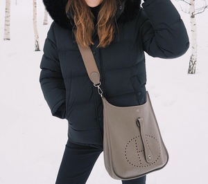 Hermes Evelyne poche III PM in etoupe