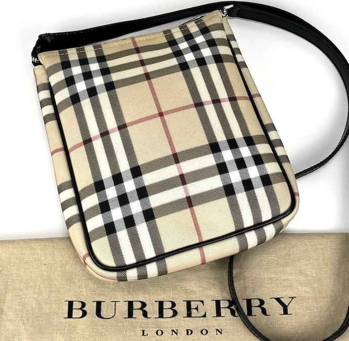 Burberry London Nova check small crossbody bag