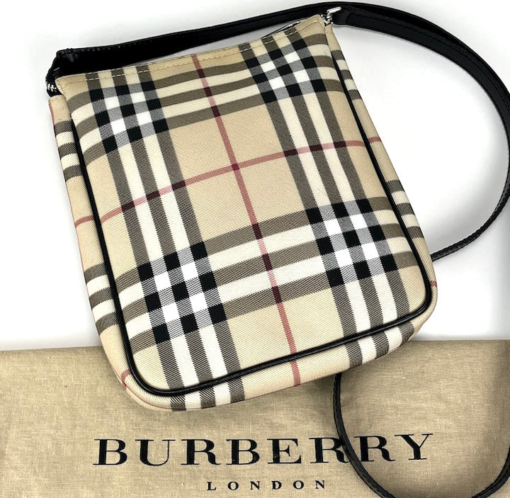 Authentic Burberry Nova Check Crossbody Bag selling