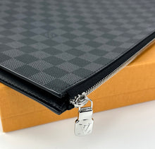 Load image into Gallery viewer, Louis Vuitton pochette jour GM damier graphite