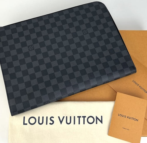 Louis Vuitton pochette jour GM damier graphite