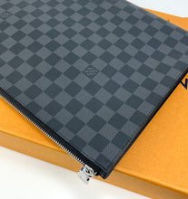 Load image into Gallery viewer, Louis Vuitton pochette jour GM damier graphite