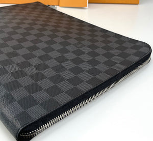 Louis Vuitton pochette jour GM damier graphite