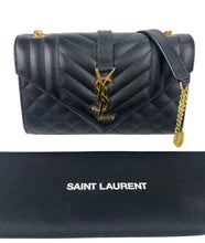 Load image into Gallery viewer, Saint Laurent YSL small envelope bag black