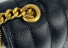 Load image into Gallery viewer, Saint Laurent YSL small envelope bag black