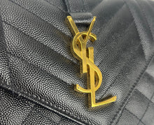 Load image into Gallery viewer, Saint Laurent YSL small envelope bag black