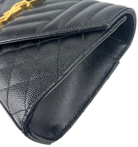 Saint Laurent YSL small envelope bag black