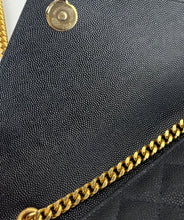 Load image into Gallery viewer, Saint Laurent YSL small envelope bag black
