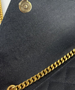 Saint Laurent YSL small envelope bag black