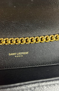 Saint Laurent YSL small envelope bag black