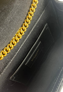 Saint Laurent YSL small envelope bag black