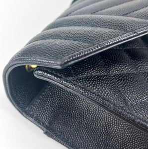 Saint Laurent YSL small envelope bag black