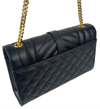 Load image into Gallery viewer, Saint Laurent YSL small envelope bag black