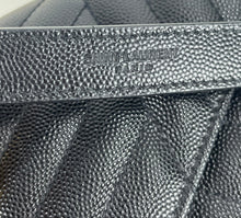 Load image into Gallery viewer, Saint Laurent YSL small envelope bag black