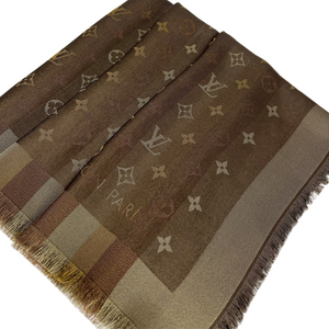 Louis Vuitton so shine monogram shawl