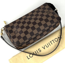 Load image into Gallery viewer, Louis Vuitton pochette accessories in damier ebene canvas