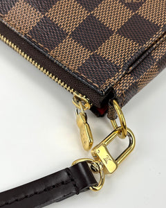 Louis Vuitton pochette accessories in damier ebene canvas